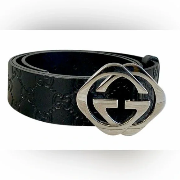 Gucci | Accessories | Brand New Gucci Black Square G Buckle  display picture 3